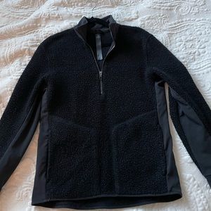 Lululemon Sherpa/fleece half zip sweatshirt
